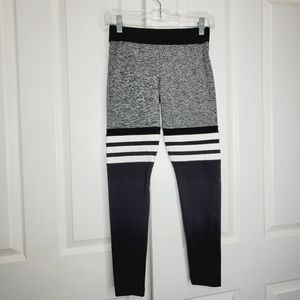 Bombshell sportswear Womens thigh high leggings Black White Gray Small